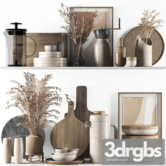 Kitchen Accessories 023 3D Model Free