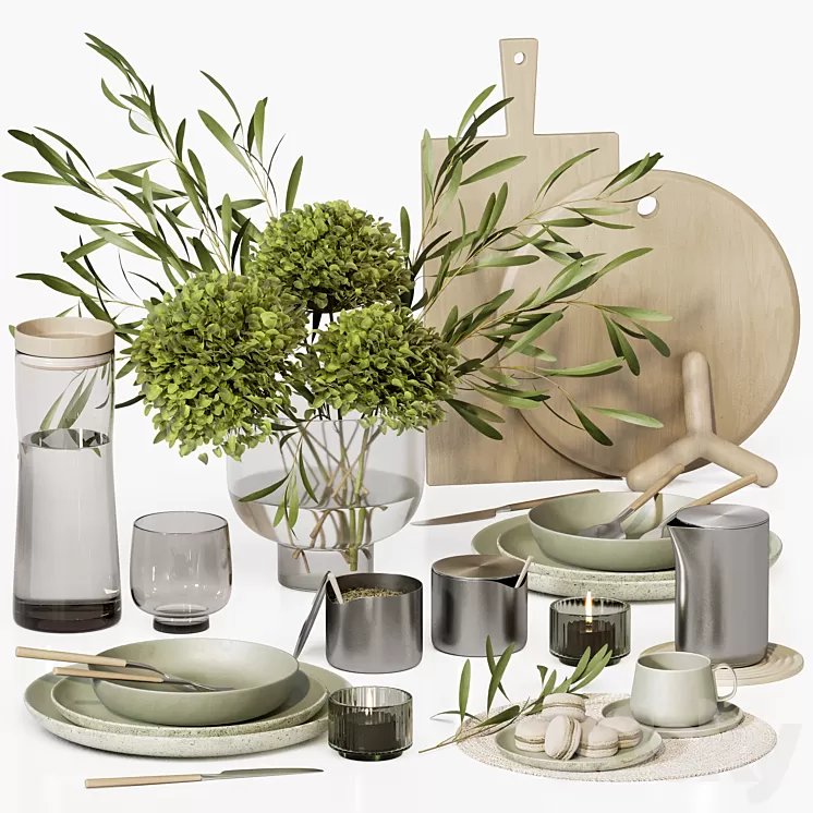 kitchen accessories 026 3D Model Free