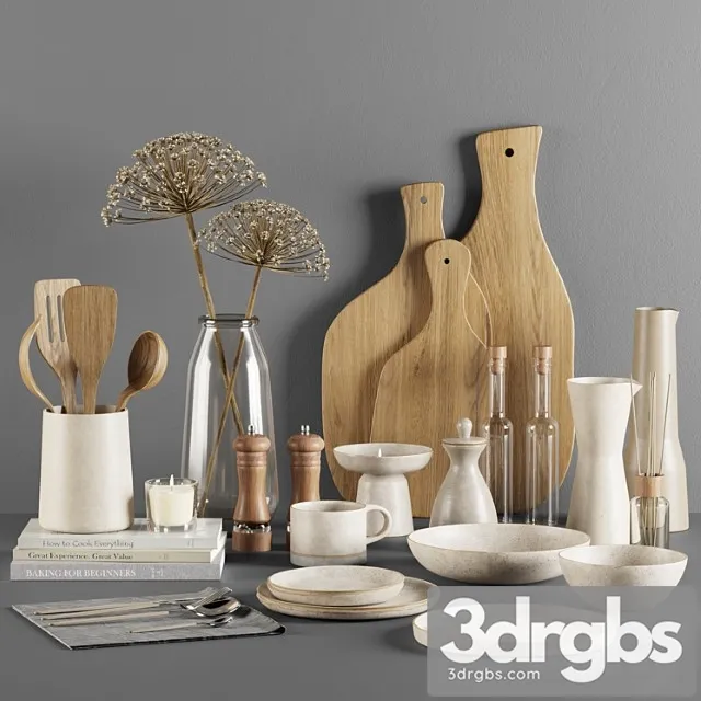 Kitchen Accessories 04 5 3D Model Free