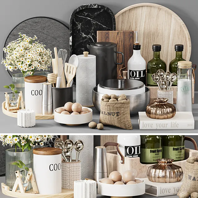 kitchen accessories 043 3D Model