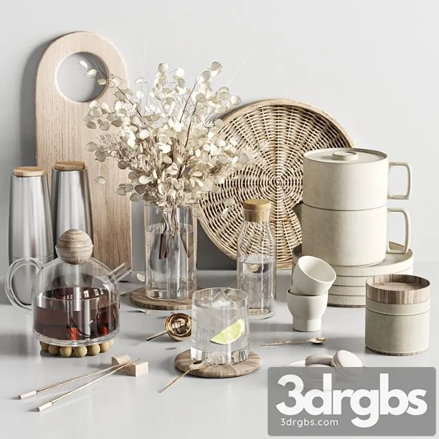 Kitchen accessories 05 3D Model Free