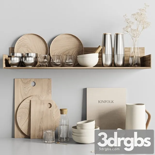 Kitchen Accessories 06 12 3D Model Free