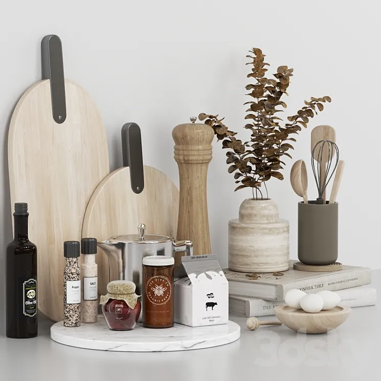 Kitchen Accessories-06 3D Model Free