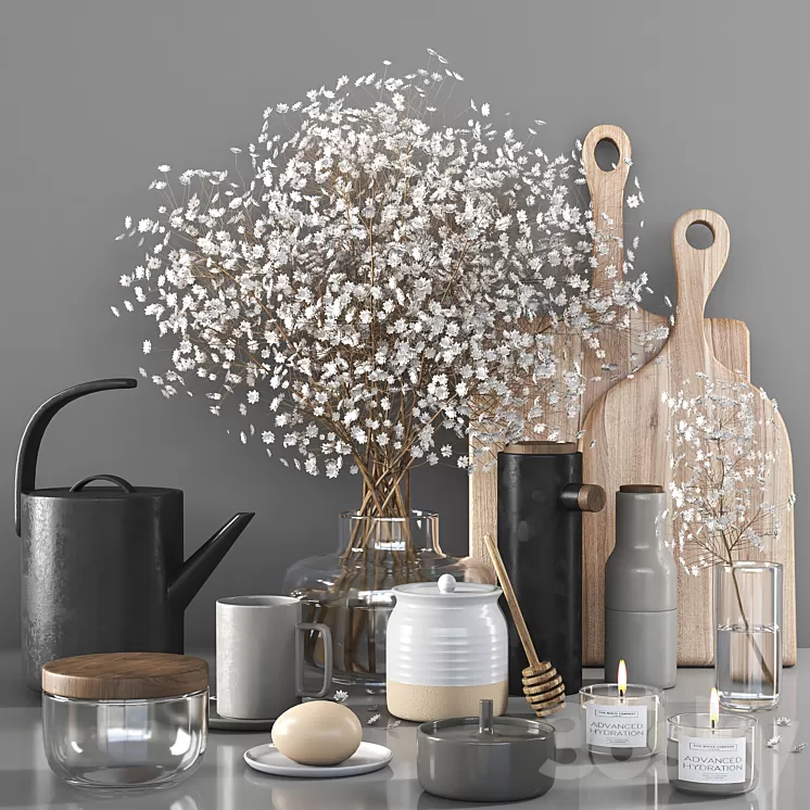 kitchen accessories 07 3D Model