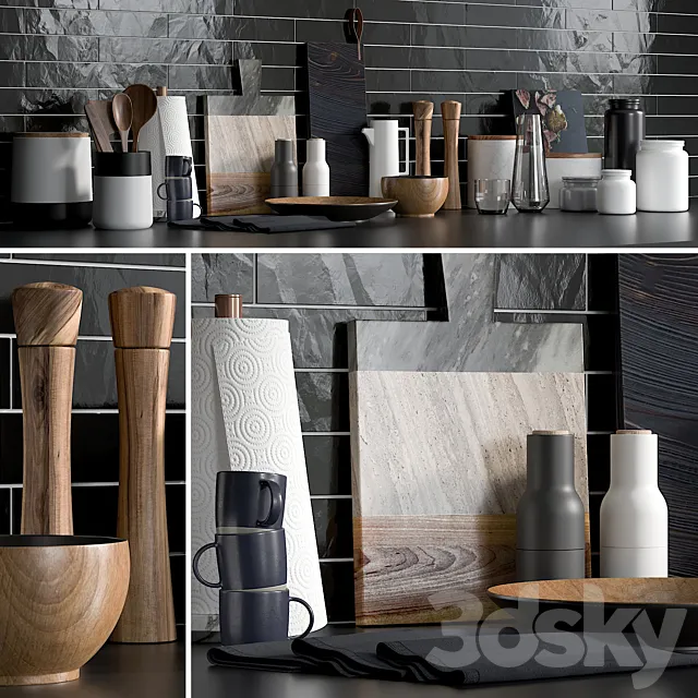 Kitchen Accessories 1 3DModel