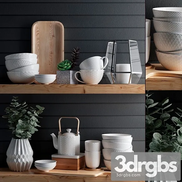 Kitchen Accessories 1 6 3D Model Free