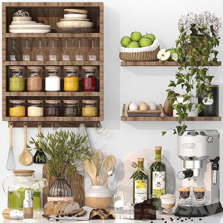 Kitchen Accessories -10 3D Model Free