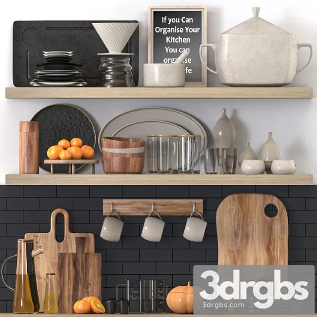 Kitchen Accessories 139 3D Model Free
