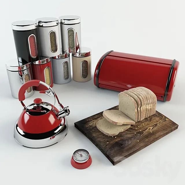 Kitchen accessories 3DModel