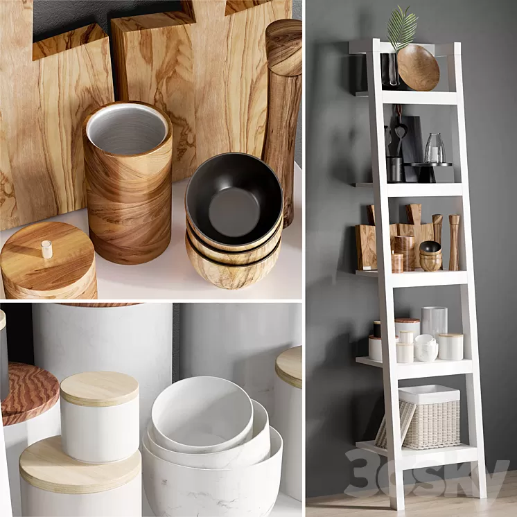 Kitchen Accessories 5 3D Model