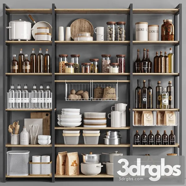Kitchen Accessories 50 1 3D Model Free