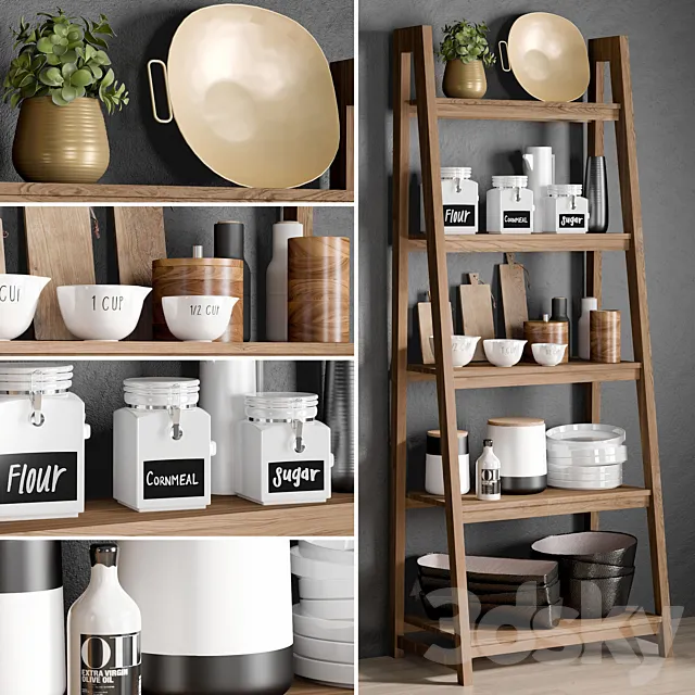 Kitchen Accessories 6 3DModel