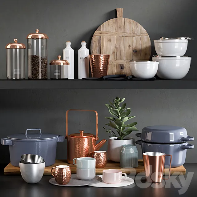 Kitchen Accessories 8 3DModel