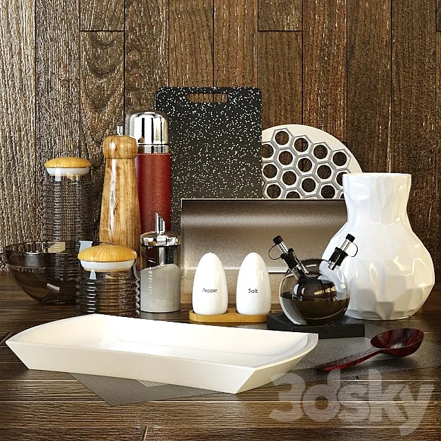 Kitchen accessories Set Free Download