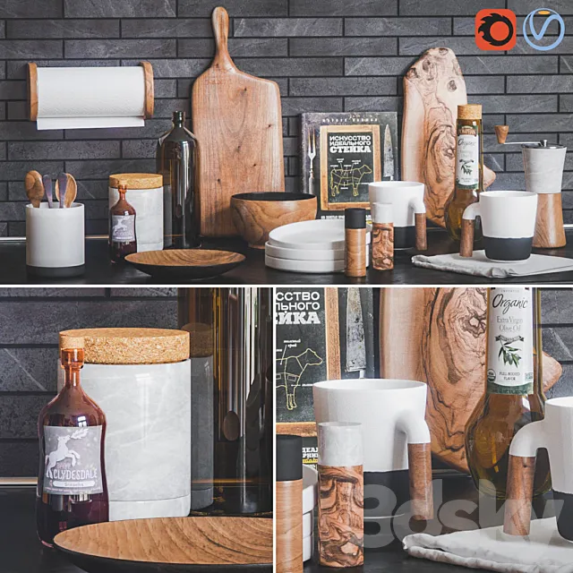 Kitchen accessories vol.1 3D Model