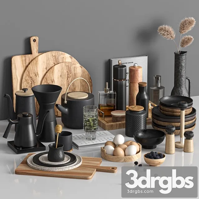 Kitchen accessories007 3D Model Free