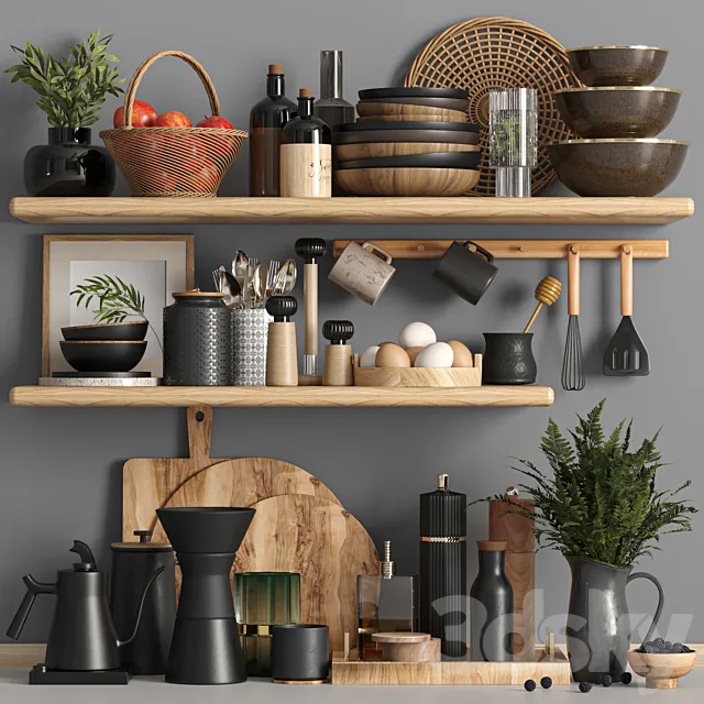 kitchen accessories008 3D Model