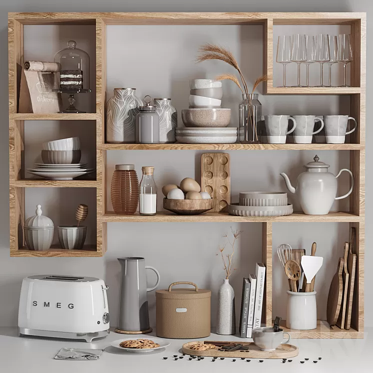 kitchen accessories010 3D Model Free