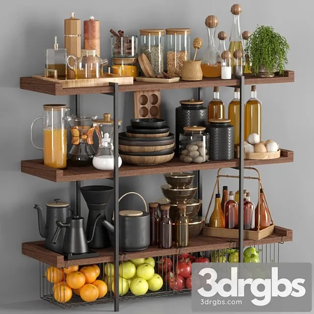 Kitchen Accessories013 3D Model Free
