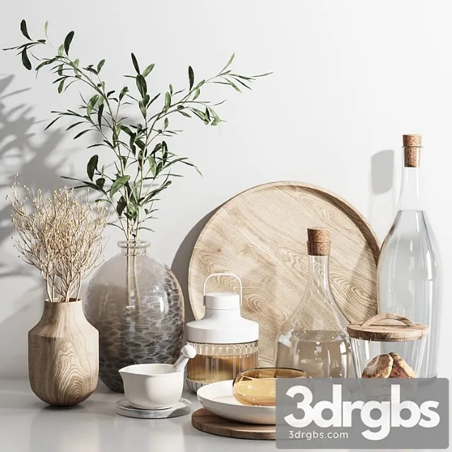 Kitchen accessories022 3D Model Free
