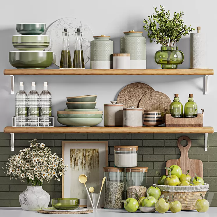 kitchen accessories036 3D Model Free