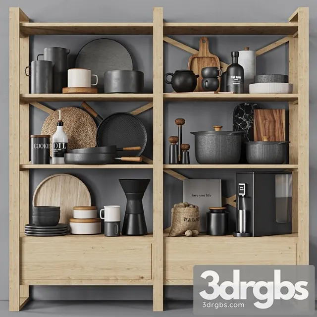 Kitchen accessories045 3D Model Free