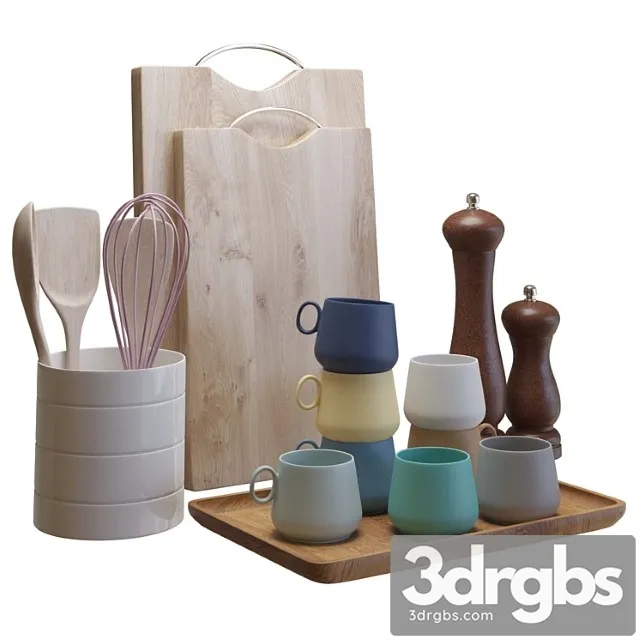 Kitchen accessories_2 3D Model Free