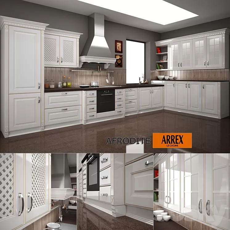 Kitchen AFRODITE f-ARREX 3D Model
