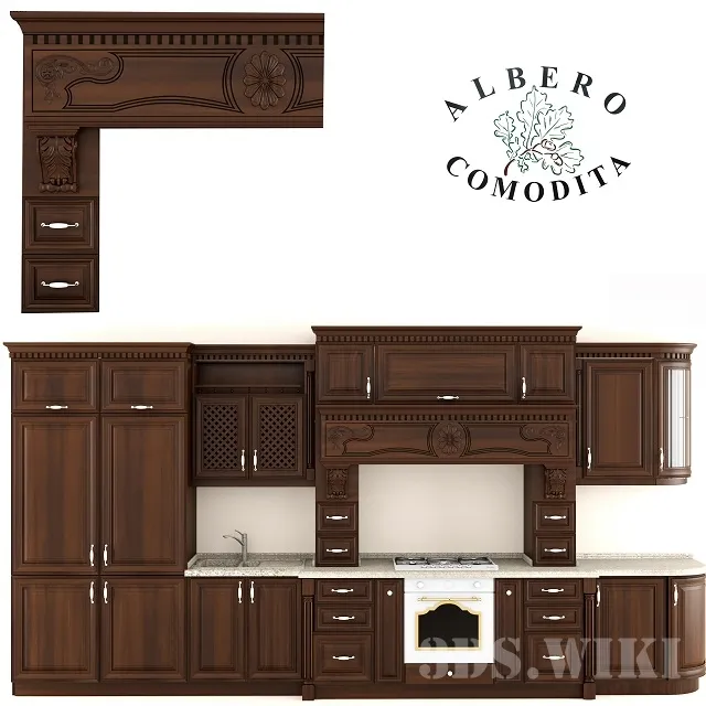 kitchen - Albero Komodita Kitchens 3D Model