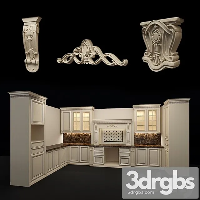 Kitchen alier 3D Model Free