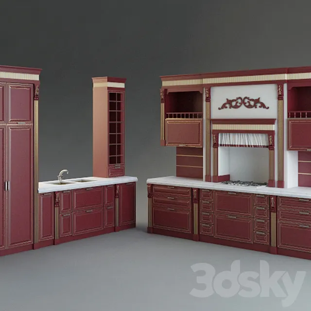 Kitchen Antares "Opera" 3DModel