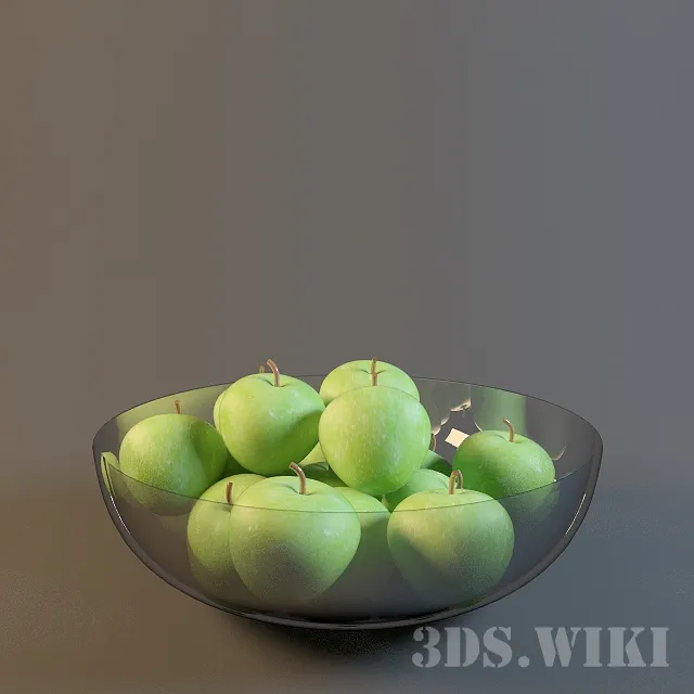 kitchen - Apples 3D Model