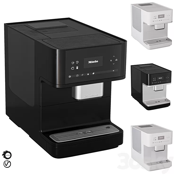 kitchen Appliance001- Coffee Machine-Miele-CM 3D Model