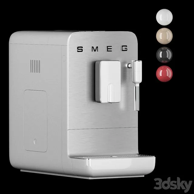 Kitchen Appliance1 Smeg Coffee Machine 3D Model