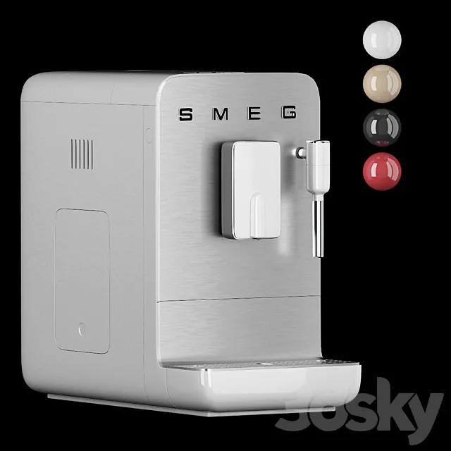 kitchen appliance1-Smeg Coffee Machine 3D Model