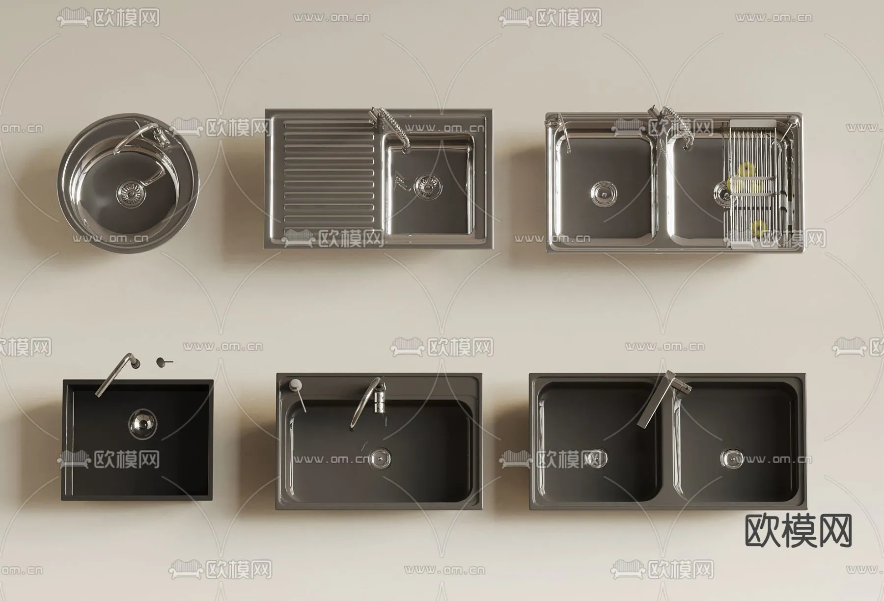 Kitchen Appliances for Interior Design - 3DS Max Models - 005