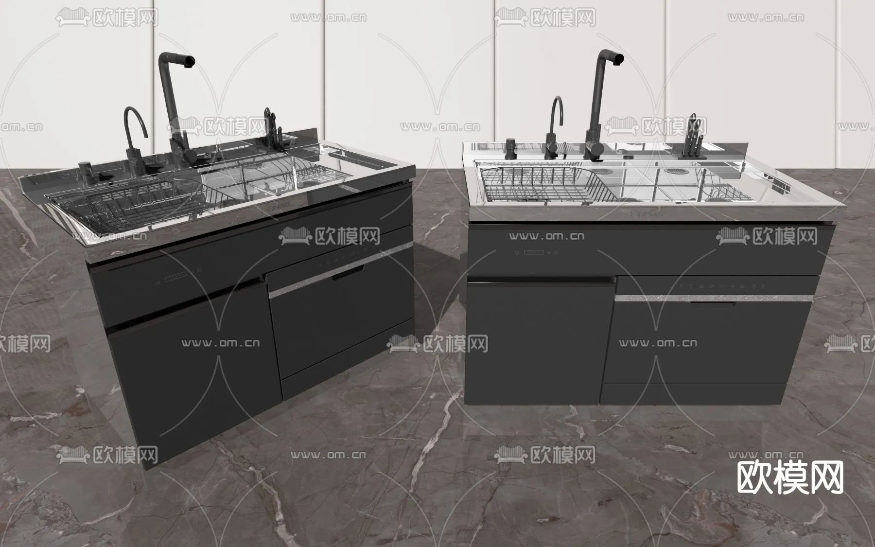Kitchen Appliances for Interior Design - 3DS Max Models - 007