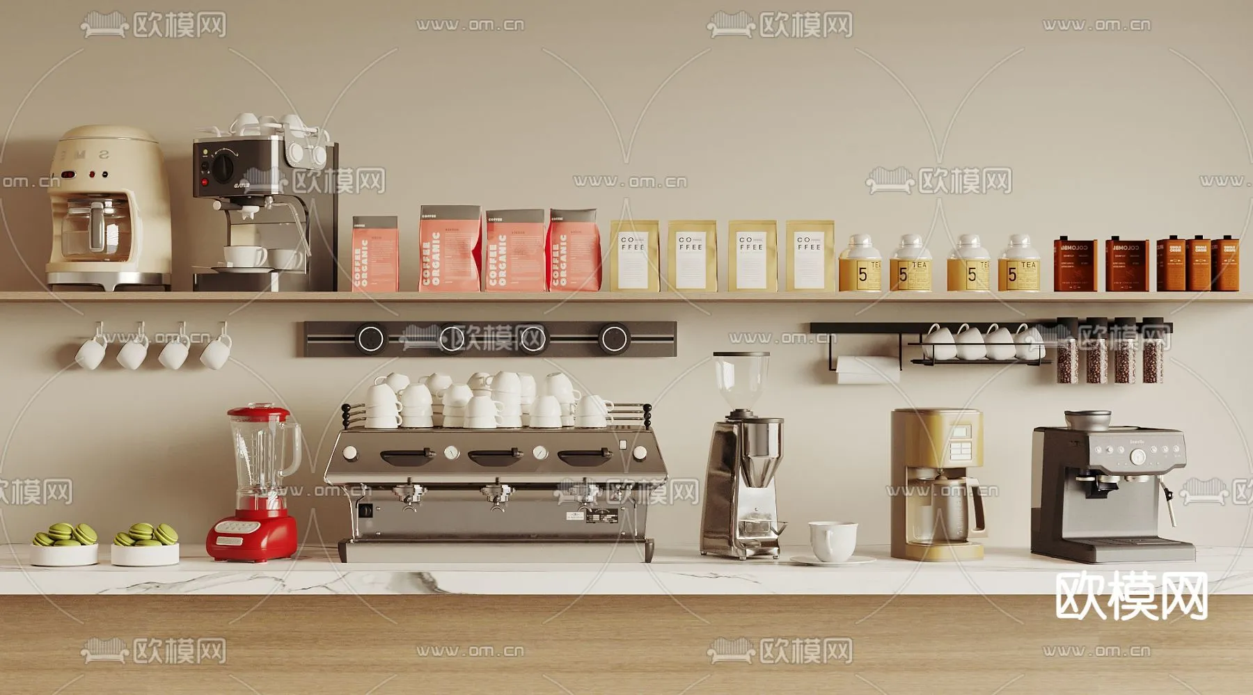 Kitchen Appliances for Interior Design - 3DS Max Models - 021