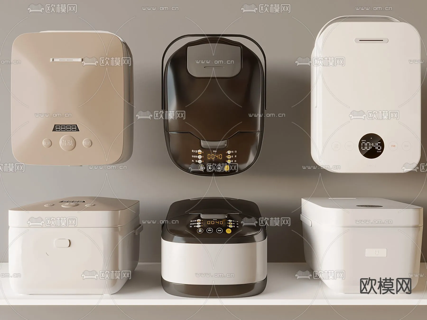 Kitchen Appliances for Interior Design - 3DS Max Models - 032