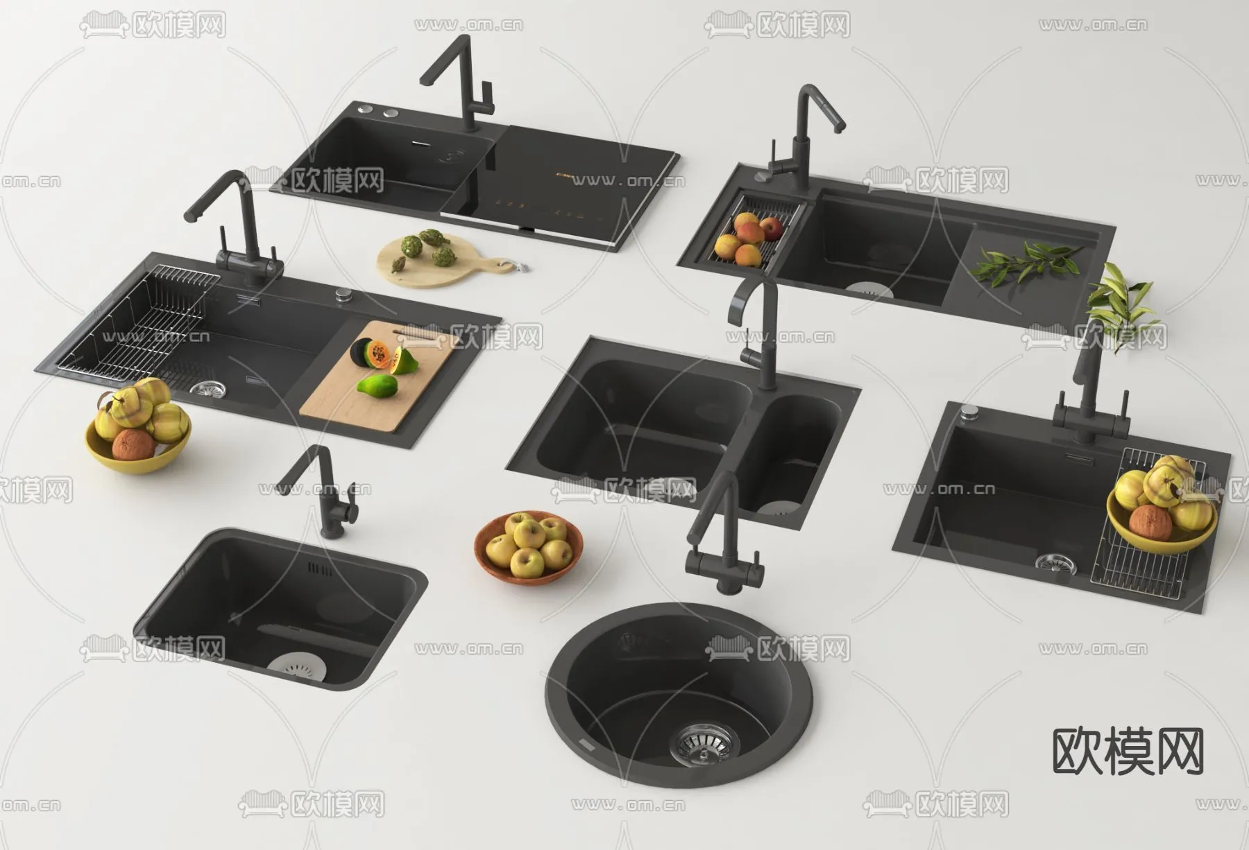 Kitchen Appliances for Interior Design - 3DS Max Models - 033