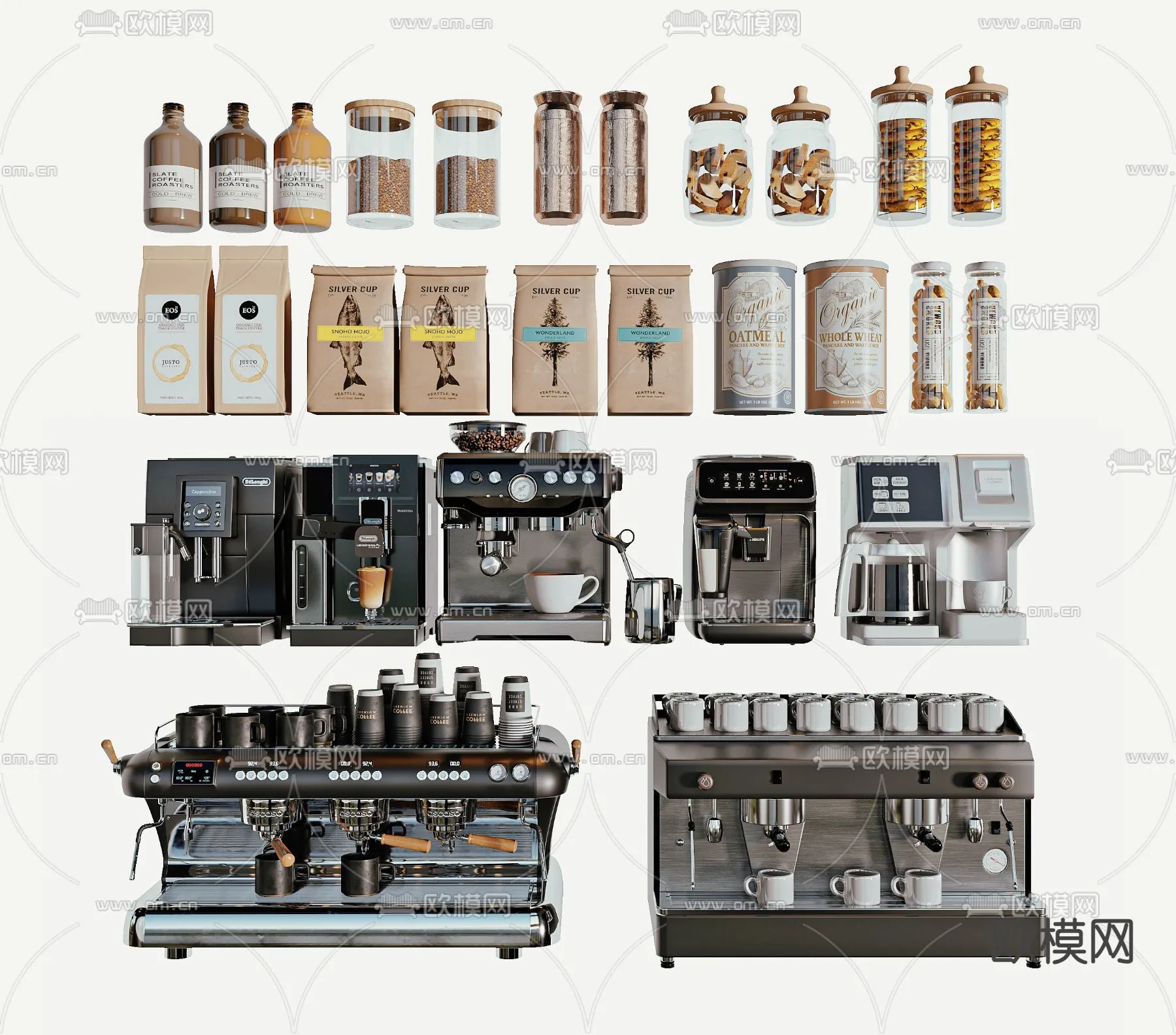 Kitchen Appliances for Interior Design - 3DS Max Models - 039