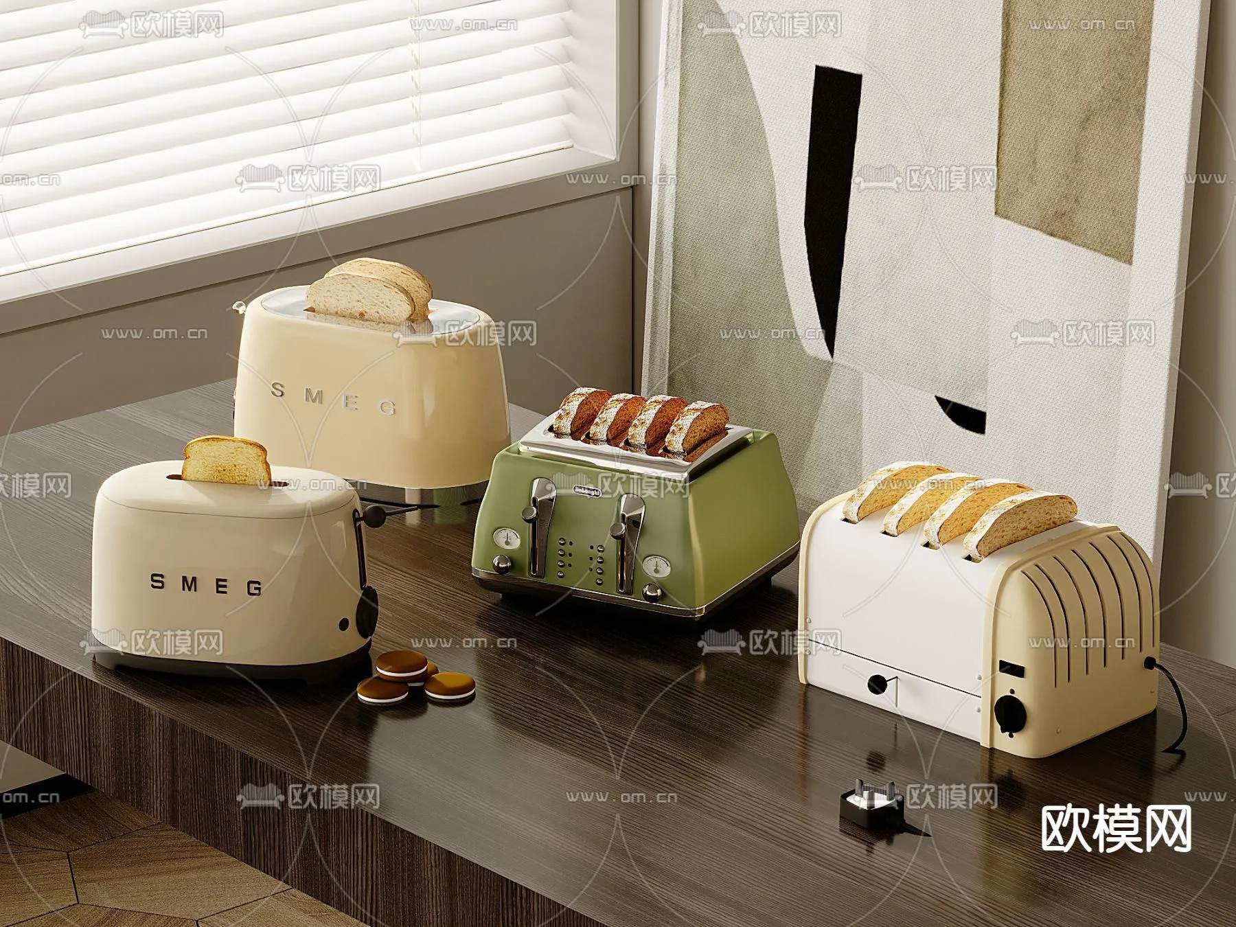 Kitchen Appliances for Interior Design - 3DS Max Models - 042