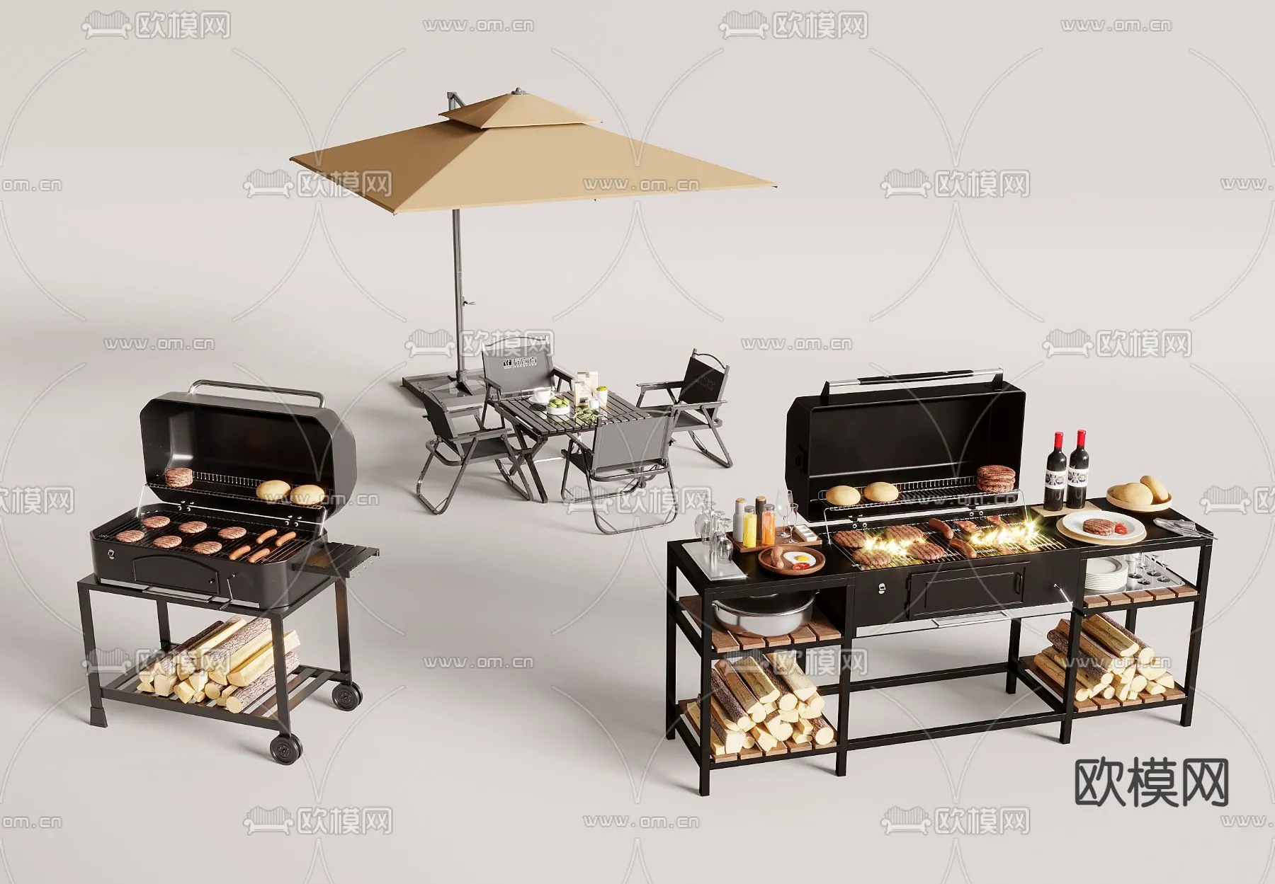 Kitchen Appliances for Interior Design - 3DS Max Models - 046