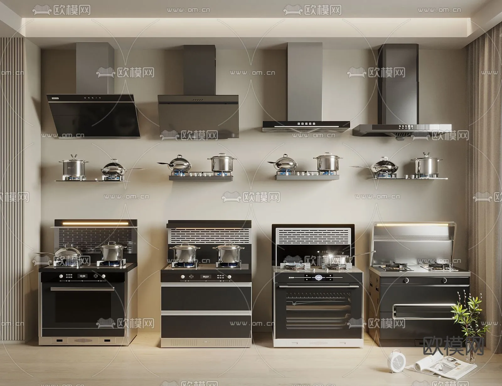 Kitchen Appliances for Interior Design - 3DS Max Models - 050