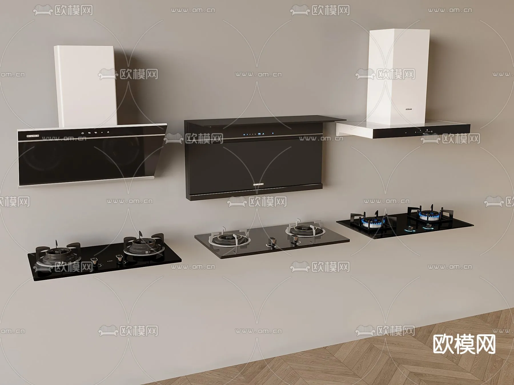 Kitchen Appliances for Interior Design - 3DS Max Models - 052