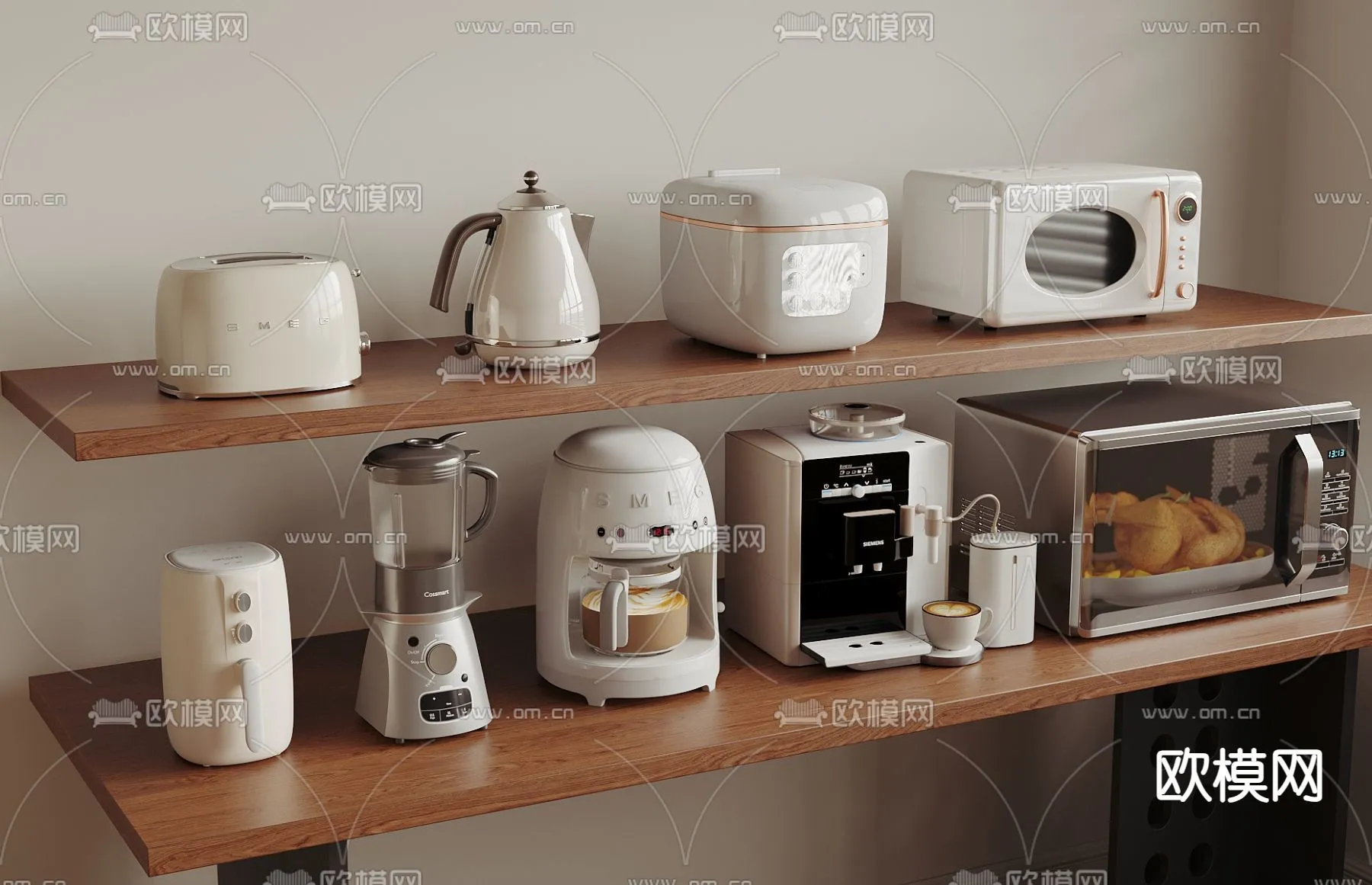 Kitchen Appliances for Interior Design - 3DS Max Models - 054