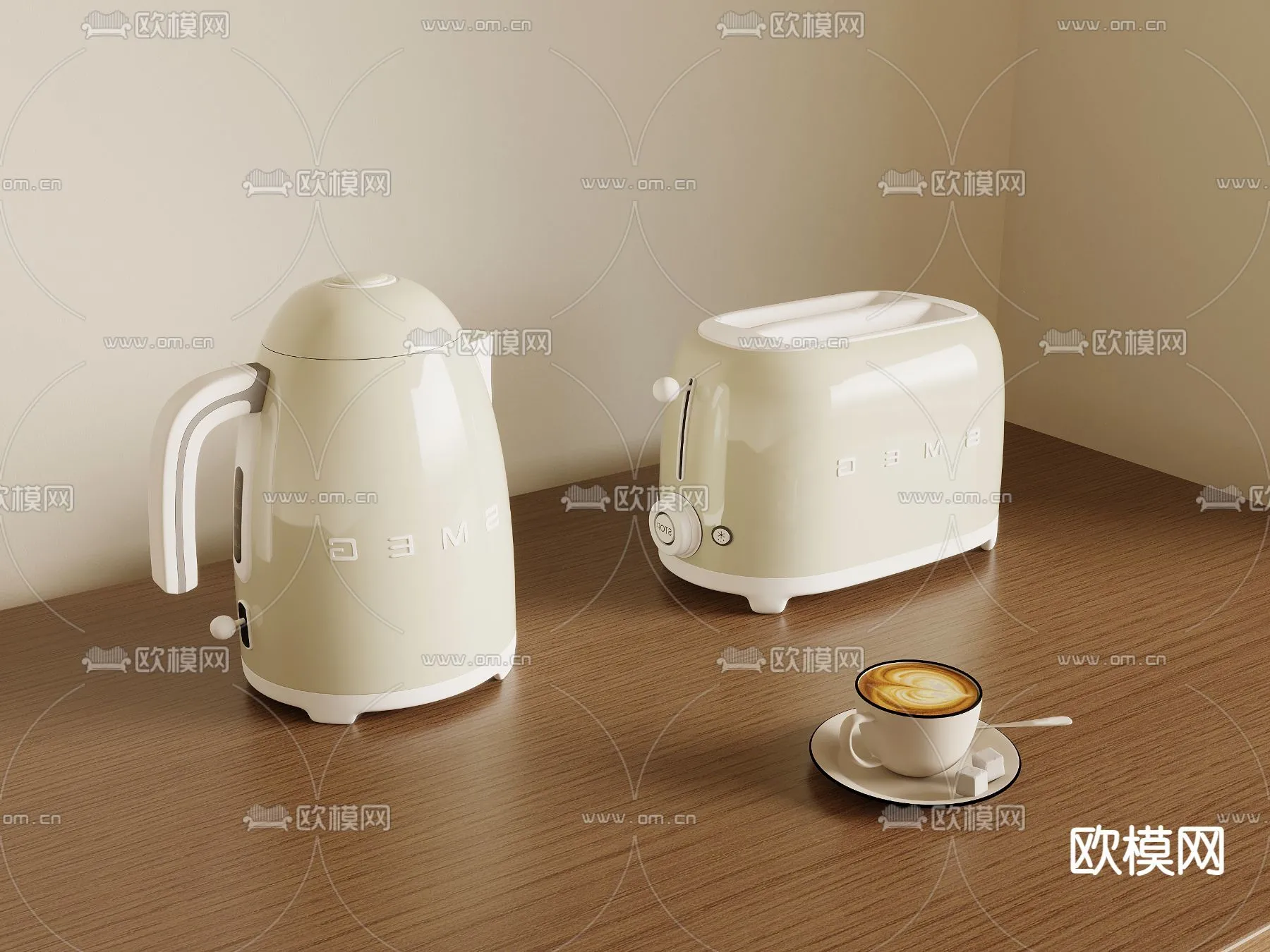 Kitchen Appliances for Interior Design - 3DS Max Models - 058
