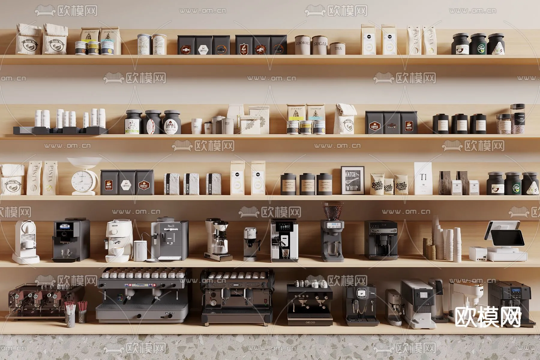 Kitchen Appliances for Interior Design - 3DS Max Models - 059