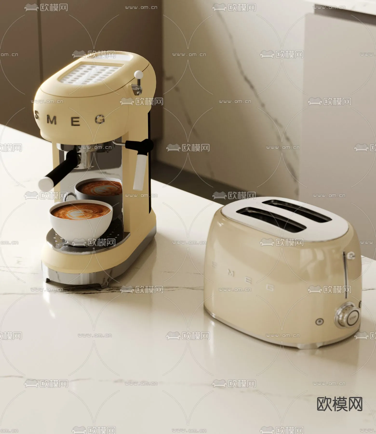 Kitchen Appliances for Interior Design - 3DS Max Models - 063