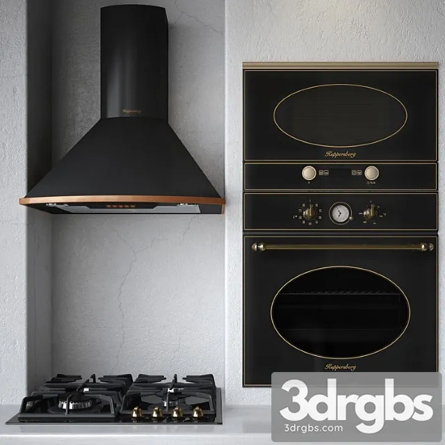 Kitchen appliances kuppersberg 2 3D Model Free